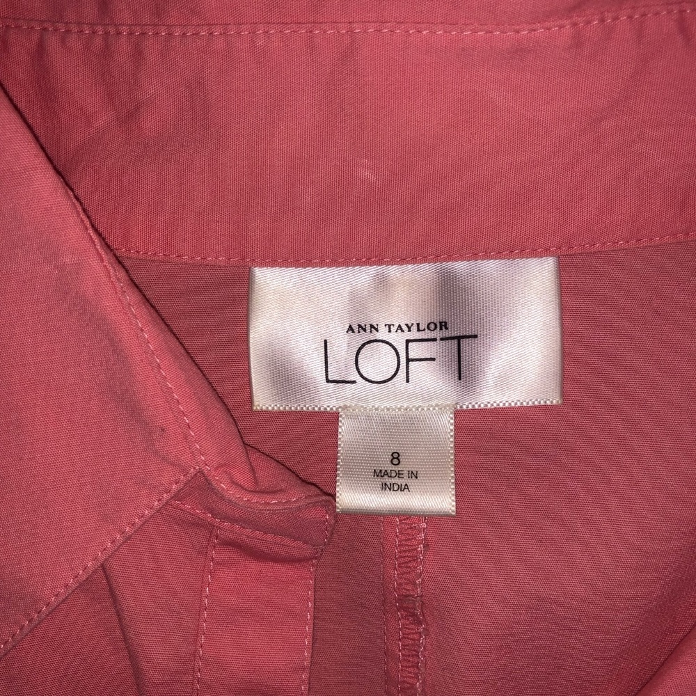 Ann Taylor Loft Pink Button Down - Picture 4 of 4
